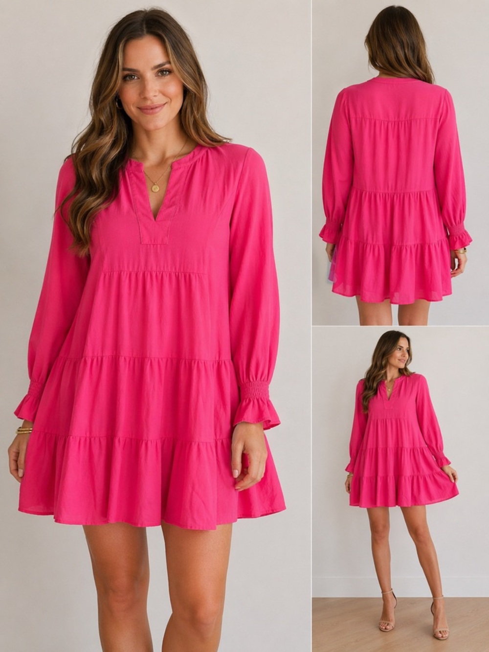 NWT CeCe Fuchsia Dress